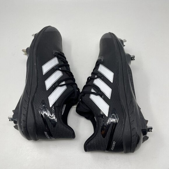 Adidas Adizero Afterburner 9 Cleats Mens‎ 8 Black Baseball Shoes New FZ4217 - Picture 6 of 11